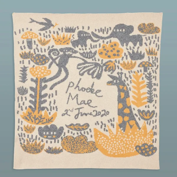 Bespoke Blankets | Baby Blankets>Donna Wilson Bespoke Menagerie Baby Blanket