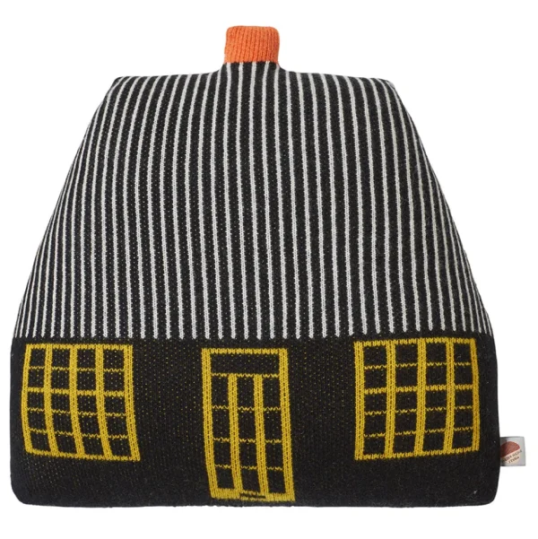 Shaped Cushions | Shaped Cushions>Donna Wilson Cottage Shaped Cushion - Black