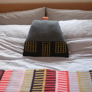 Shaped Cushions | Shaped Cushions>Donna Wilson Cottage Shaped Cushion - Black