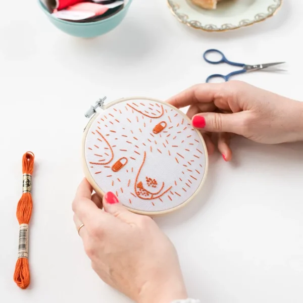 Make Your Own Kits>Donna Wilson Cotton Clara Scamp Embroidery Kit