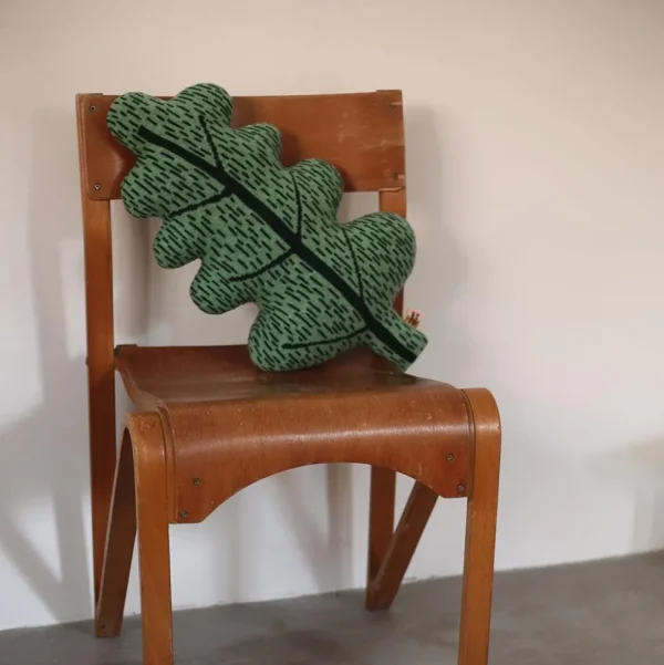 Shaped Cushions | Shaped Cushions>Donna Wilson Leaf Shaped Cushion - Green