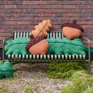 Shaped Cushions | Shaped Cushions>Donna Wilson Leaf Shaped Cushion - Green
