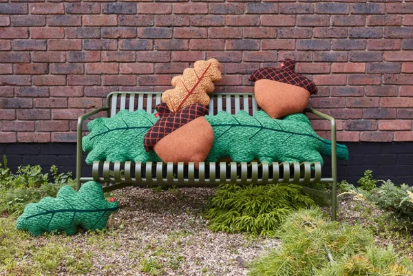 Shaped Cushions | Shaped Cushions>Donna Wilson Leaf Shaped Cushion - Green