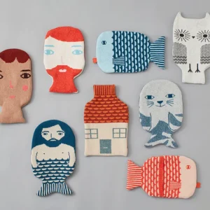 Hot Water Bottles | Hot Water Bottles>Donna Wilson Merman Hot Water Bottle - Blue
