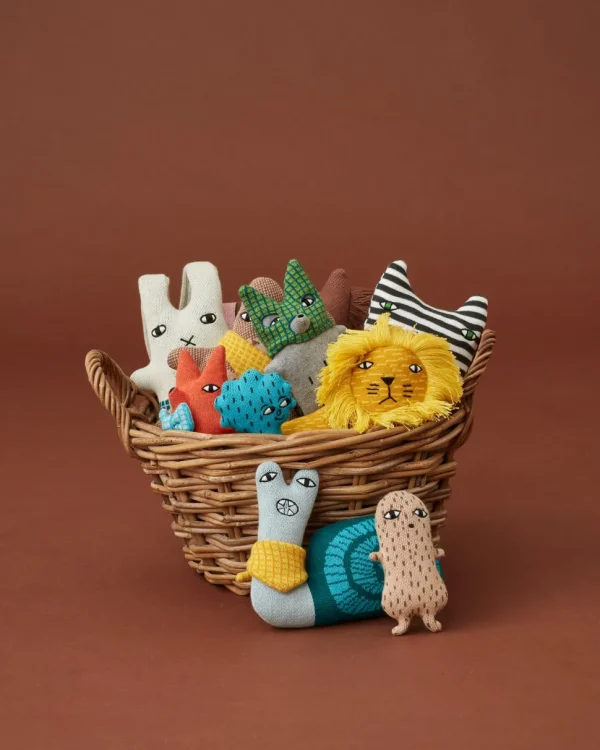 Wee Ones>Donna Wilson Mono Kitten - Cotton Wee One