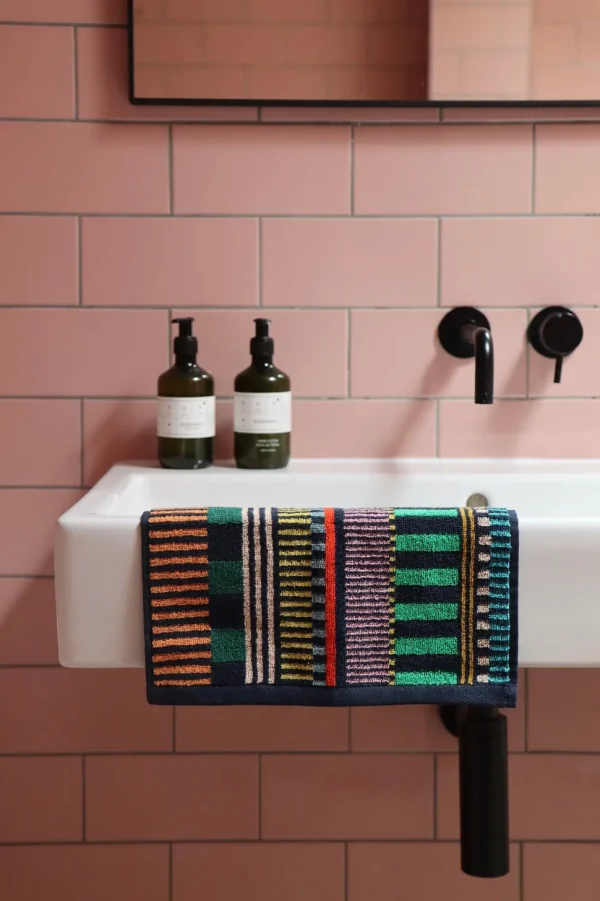 Bath Towels + Sheets>Donna Wilson Multi Stripe Bath Towel
