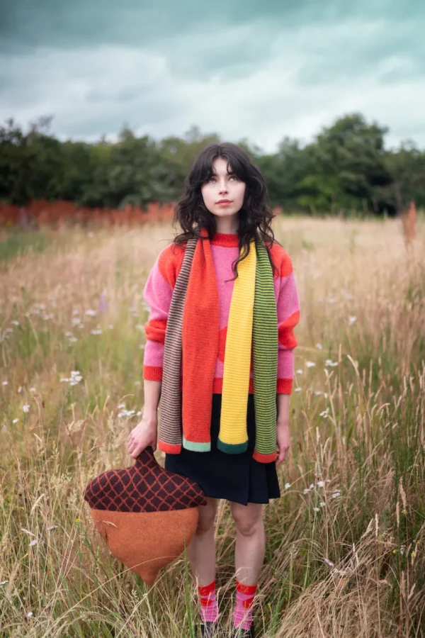 Scarves>Donna Wilson Quartet Scarf - Multi